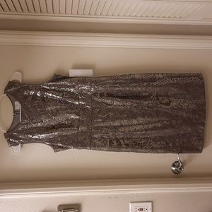 NWT, Banana Republic Monogram Sequin Sheath Dress